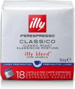 Illy - Iperespresso Koffie Home Classico Lungo 6 X 18 Capsules 9 Illy - Iperespresso Koffie Home Classico Lungo 6 X 18 Capsules -Koffiedranken 1010x1200