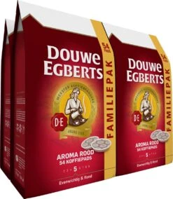 Nieuwe uitgaven 1 Douwe Egberts Aroma Rood Koffiepads - 4 X 54 Pads