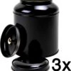 Merkloos 3 Stuks - Theeblik - Zwart - Theeblik 100 Gram - Theedoos - Theeblik Met Binnendeksel - Met Dubbele Deksel - Theeblikken Voor Losse Thee - Bewaarblik - Voorraadbussen - Opbergbak - Voorraadbus - Voor Losse Thee, Kruiden, Specerijen En Koffiebonen 2 Merkloos 3 Stuks - Theeblik - Zwart - Theeblik 100 Gram - Theedoos - Theeblik Met Binnendeksel - Met Dubbele Deksel - Theeblikken Voor Losse Thee - Bewaarblik - Voorraadbussen - Opbergbak - Voorraadbus - Voor Losse Thee, Kruiden, Specerijen En Koffiebonen -Koffiedranken 1066x1200 1