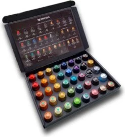 Koffie Proeverij Pakket Groot 40 Stuks Verschillende Smaken Met Mystery Card 'Get Well Soon' Met Persoonlijke (video) Boodschap | Verjaardag | Sinterklaas | Kerstpakket | Vaderdag | Moederdag | Jubileum | Valentijnsdag -Koffiedranken 1093x1200 1