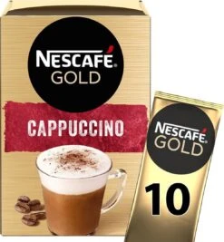 Nescafé Gold Cappuccino Oploskoffie - Ongezoet - 6 Doosjes à 10 Zakjes 9 Nescafé Gold Cappuccino Oploskoffie - Ongezoet - 6 Doosjes à 10 Zakjes -Koffiedranken 1110x1200
