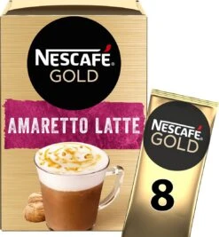 Nescafé Gold Amaretto Latte Oploskoffie - 6 Doosjes à 8 Zakjes 10 Nescafé Gold Amaretto Latte Oploskoffie - 6 Doosjes à 8 Zakjes -Koffiedranken 1111x1200 6