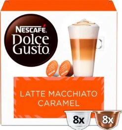 Nescafé Dolce Gusto Caramel Macchiato Capsules - 48 Koffiecups 15 Nescafé Dolce Gusto Caramel Macchiato Capsules - 48 Koffiecups -Koffiedranken 1122x1200 1