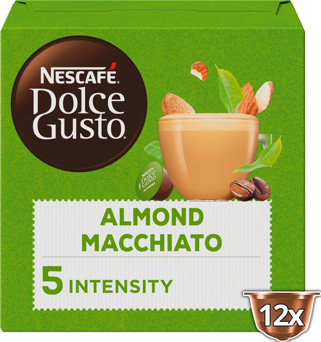 Nescafé Dolce Gusto Almond Macchiato Capsules - Vegan Koffie - 36 Koffiecups 10 Nescafé Dolce Gusto Almond Macchiato Capsules - Vegan Koffie - 36 Koffiecups - Afbeelding 8