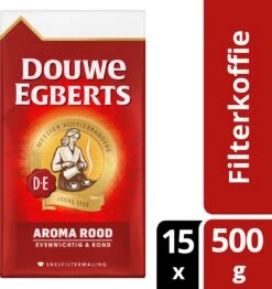 Douwe Egberts Aroma Rood Filterkoffie - 15 X 500 Gram -Koffiedranken 1132x1200 2
