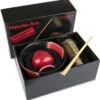 Merkloos Matcha Thee Set Inclusief Handgemaakte Matcha Kom, Bamboe Matcha Klopper, Chasen Houder Rood En Bamboe Maatschep - Complete Matcha Set -Koffiedranken 1158x1200 1
