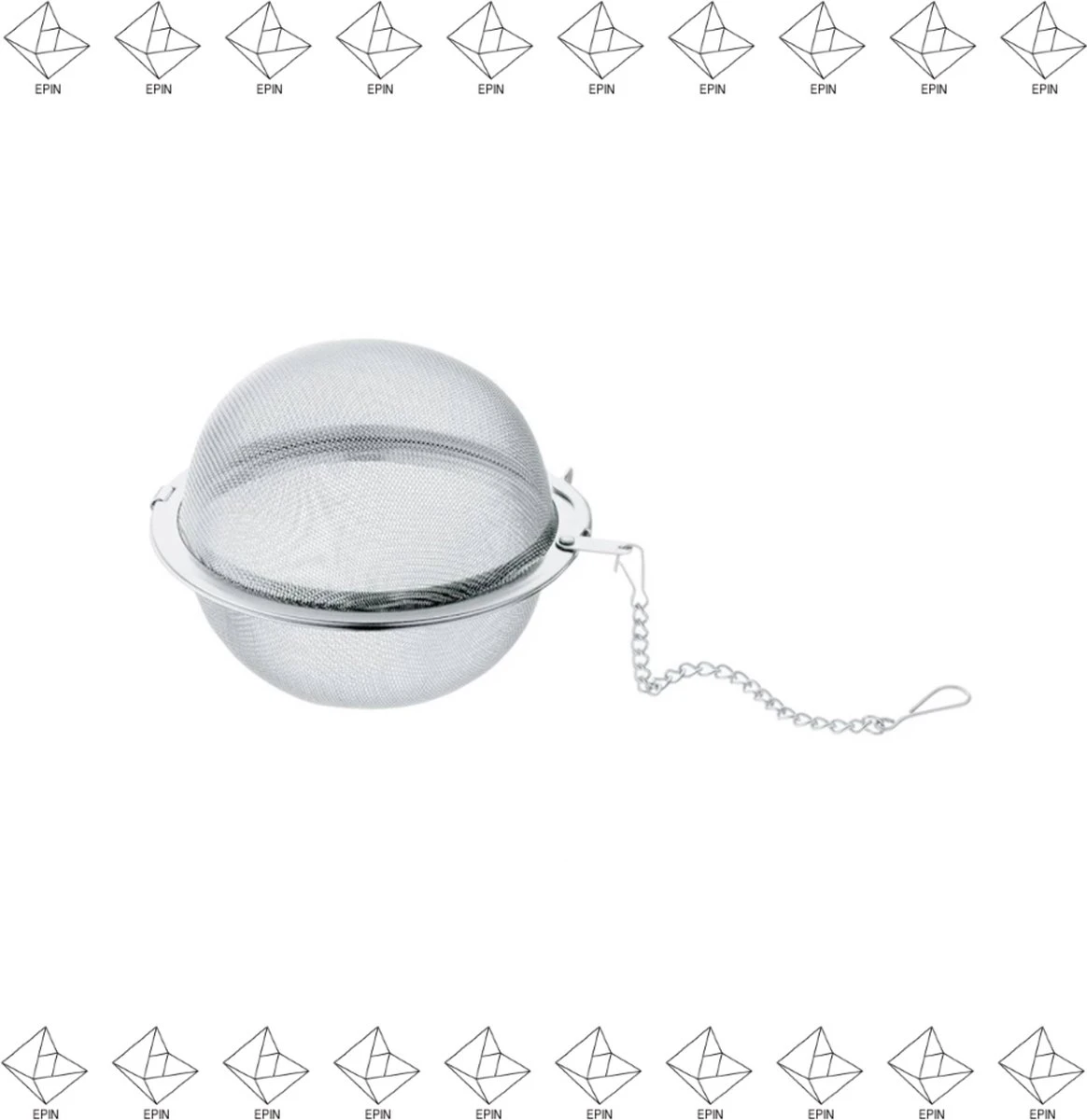 Merkloos EPIN | Thee Ei | Voor Losse Thee | Theezeef | Kruidenbol | RVS 4 Merkloos EPIN | Thee Ei | Voor Losse Thee | Theezeef | Kruidenbol | RVS - Afbeelding 2