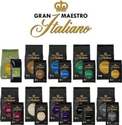 Gran Maestro Italiano - Orginale - Koffiebonen - Bonen Voor Espresso En Lungo - Arabica – 4 X 1kg 11 Gran Maestro Italiano - Orginale - Koffiebonen - Bonen Voor Espresso En Lungo - Arabica – 4 X 1kg -Koffiedranken 1167x1200 2