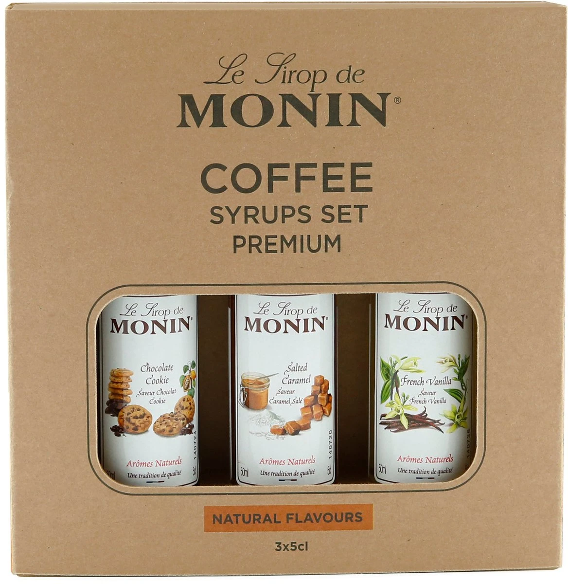 Monin Cadeauverpakking Siropen - 3x50ml - Koffiesiropen 3 Monin Cadeauverpakking Siropen - 3x50ml - Koffiesiropen