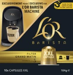 L'OR BARISTA XXL Filter Grand Matin (5) - 5 X 10 Koffiecups 23 L'OR BARISTA XXL Filter Grand Matin (5) - 5 X 10 Koffiecups -Koffiedranken 1169x1200