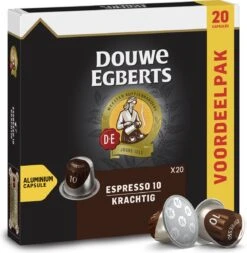 Douwe Egberts Espresso Krachtig Koffiecups - Intensiteit 10/12 - 10 X 20 Capsules 19 Douwe Egberts Espresso Krachtig Koffiecups - Intensiteit 10/12 - 10 X 20 Capsules -Koffiedranken 1171x1200