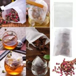 Lege Theezakjes Voor Losse Thee 200 Stuks 5 X 7 Cm - Biologisch Afbreekbaar En Recyclebaar -Koffiedranken 1197x1200 7