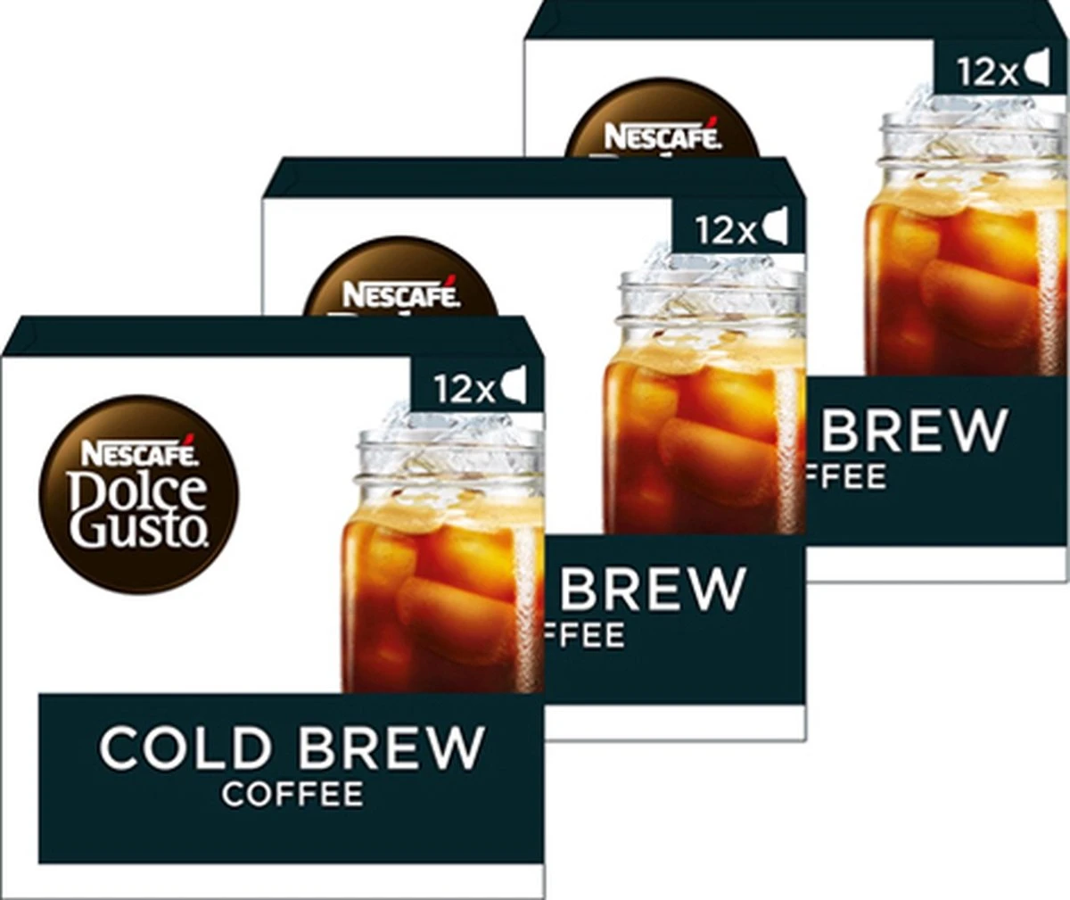 Nescafé Dolce Gusto Cold Brew Capsules - Ijskoffie - 36 Koffiecups 3 Nescafé Dolce Gusto Cold Brew Capsules - Ijskoffie - 36 Koffiecups