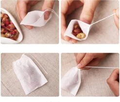 Merkloos Lege Theezakjes | 100 STUKS| 5,5 X 7 Cm Theefilters |Heerlijke Zelfgemaakte Thee | High Tea Party Met Vrienden 15 Merkloos Lege Theezakjes | 100 STUKS| 5,5 X 7 Cm Theefilters |Heerlijke Zelfgemaakte Thee | High Tea Party Met Vrienden -Koffiedranken 1200x1020 1