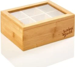Bambuswald© Houten Theedoos Met 6 Vakken Gemaakt Van 100% Duurzame Bamboe 27 Bambuswald© Houten Theedoos Met 6 Vakken Gemaakt Van 100% Duurzame Bamboe -Koffiedranken 1200x1075 1