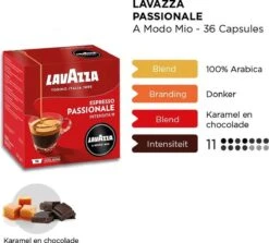 Lavazza A Modo Mio Passionale 36 Stuks 10 Lavazza A Modo Mio Passionale 36 Stuks -Koffiedranken 1200x1085