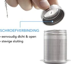 PrimeAmbition - 2 Stuks Theezeef En Theetip Voor Losse Thee - Extra Fijne Filter - Thee Ei Set Met Schoteltje Voor Theezakjes 11 PrimeAmbition - 2 Stuks Theezeef En Theetip Voor Losse Thee - Extra Fijne Filter - Thee Ei Set Met Schoteltje Voor Theezakjes -Koffiedranken 1200x1090 1