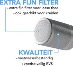 PrimeAmbition - 2 Stuks Theezeef En Theetip Voor Losse Thee - Extra Fijne Filter - Thee Ei Set Met Schoteltje Voor Theezakjes 12 PrimeAmbition - 2 Stuks Theezeef En Theetip Voor Losse Thee - Extra Fijne Filter - Thee Ei Set Met Schoteltje Voor Theezakjes -Koffiedranken 1200x1092