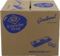 Goudband Koffiemelk Cups - 200 X 0,7 Cl