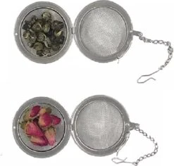 Kruidenei - Kruidenbuil - Kruidenfilter - Kruidenbol - Kruidenzeef - Filter Voor Kruiden - Thee Ei - Theezeef - 5,5CM Doorsnee -Koffiedranken 1200x1148 4