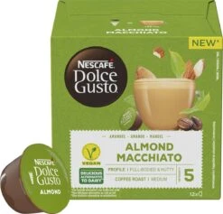 Nescafé Dolce Gusto Almond Macchiato Capsules - Vegan Koffie - 36 Koffiecups 17 Nescafé Dolce Gusto Almond Macchiato Capsules - Vegan Koffie - 36 Koffiecups -Koffiedranken 1200x1151