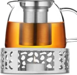 INTIRILIFE Theepot Warmer In Zilver – Roestvrijstalen Theepot Met Patroon Voor Hittebestendige Theepotten – Roestvrijstalen Theewarmer Voor Koffie, Thee En Nog Veel Meer. 12 INTIRILIFE Theepot Warmer In Zilver – Roestvrijstalen Theepot Met Patroon Voor Hittebestendige Theepotten – Roestvrijstalen Theewarmer Voor Koffie, Thee En Nog Veel Meer. -Koffiedranken 1200x1164