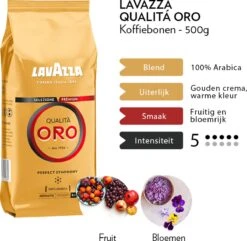 Lavazza Qualita Oro Koffiebonen - 500 Gram X4 12 Lavazza Qualita Oro Koffiebonen - 500 Gram X4 -Koffiedranken 1200x1170