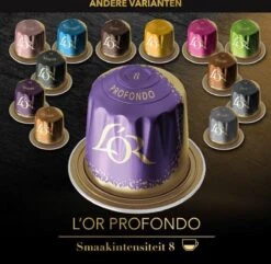 L'OR Lungo Profondo Koffiecups - Intensiteit 8/12 - 10 X 10 Capsules 23 L'OR Lungo Profondo Koffiecups - Intensiteit 8/12 - 10 X 10 Capsules -Koffiedranken 1200x1173 4