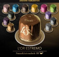 L'OR Lungo Estremo Koffiecups - Intensiteit 10/12 - 10 X 10 Capsules -Koffiedranken 1200x1173 5