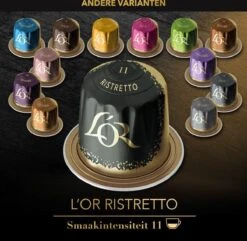L'OR Espresso Ristretto Koffiecups - Intensiteit 11/12 - 4 X 40 Capsules -Koffiedranken 1200x1173 9