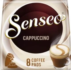 Senseo Cappuccino Koffiepads - 2/9 Intensiteit - 10 X 8 Pads 19 Senseo Cappuccino Koffiepads - 2/9 Intensiteit - 10 X 8 Pads -Koffiedranken 1200x1181 3