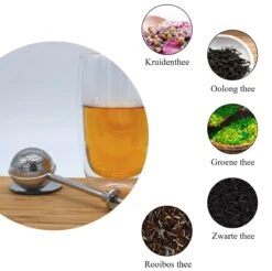 Blended Lifestyle® Theezeef Met Veer - Set Van 2 - Inclusief Lekplaatjes - Geschikt Voor Losse Kruiden 15 Blended Lifestyle® Theezeef Met Veer - Set Van 2 - Inclusief Lekplaatjes - Geschikt Voor Losse Kruiden -Koffiedranken 1200x1197 6