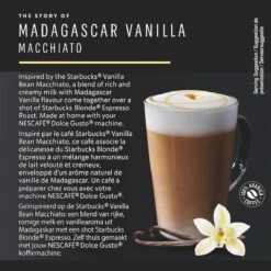 Starbucks By Dolce Gusto Capsules Madagascar Vanilla Macchiato- 3 Doosjes à 12 Koffiecups 9 Starbucks By Dolce Gusto Capsules Madagascar Vanilla Macchiato- 3 Doosjes à 12 Koffiecups -Koffiedranken 1200x1198
