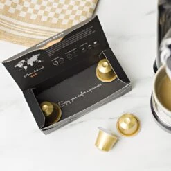 Aroma Club - Nespresso Compatible Capsules (120 St.) - No. 2 Smooth James - Intensiteit 3/5 - Espresso & Lungo - 100% Aluminium Koffiecups 13 Aroma Club - Nespresso Compatible Capsules (120 St.) - No. 2 Smooth James - Intensiteit 3/5 - Espresso & Lungo - 100% Aluminium Koffiecups -Koffiedranken 1200x1200 28