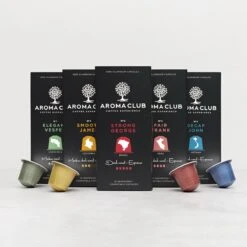 Aroma Club - Nespresso Compatible Capsules (120 St.) - No. 2 Smooth James - Intensiteit 3/5 - Espresso & Lungo - 100% Aluminium Koffiecups 14 Aroma Club - Nespresso Compatible Capsules (120 St.) - No. 2 Smooth James - Intensiteit 3/5 - Espresso & Lungo - 100% Aluminium Koffiecups -Koffiedranken 1200x1200 29