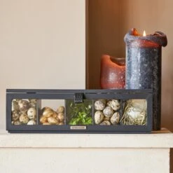 Riviera Maison Theedoos - Urban Loft Tea Box - Zwart 11 Riviera Maison Theedoos - Urban Loft Tea Box - Zwart -Koffiedranken 1200x1200 292