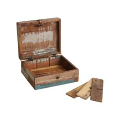 Raw Materials Scrapwood Theedoos – 6 Vakken – Gerecycled Hout -Koffiedranken 1200x1200 300