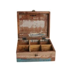 Raw Materials Scrapwood Theedoos – 6 Vakken – Gerecycled Hout -Koffiedranken 1200x1200 305