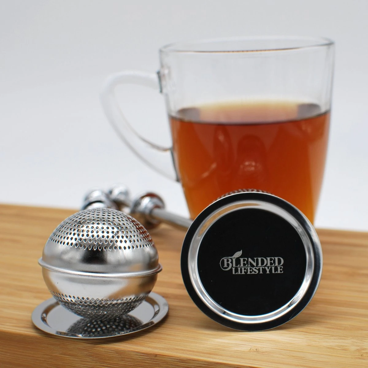 Blended Lifestyle® Theezeef Met Veer - Set Van 2 - Inclusief Lekplaatjes - Geschikt Voor Losse Kruiden 8 Blended Lifestyle® Theezeef Met Veer - Set Van 2 - Inclusief Lekplaatjes - Geschikt Voor Losse Kruiden - Afbeelding 6