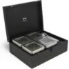 Bredemeijer - Theedoos + 4 Blikjes En Lepel Bamboe Zwart 2 Bredemeijer - Theedoos + 4 Blikjes En Lepel Bamboe Zwart -Koffiedranken 1200x1200 321