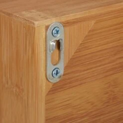 Relaxdays Theedoos 5 Vaks - Theekist - Theezakjeshouder - Bamboe - Voor Ca. 10 Theezakjes -Koffiedranken 1200x1200 351