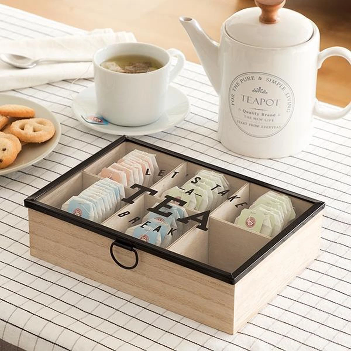 Merkloos Theedoos Let´s Take A Break 5 Merkloos Theedoos Let´s Take A Break - Afbeelding 3