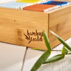 Bambuswald© Houten Theedoos Met 6 Vakken Gemaakt Van 100% Duurzame Bamboe 22 Bambuswald© Houten Theedoos Met 6 Vakken Gemaakt Van 100% Duurzame Bamboe -Koffiedranken 1200x1200 368