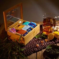 Bambuswald© Houten Theedoos Met 6 Vakken Gemaakt Van 100% Duurzame Bamboe 26 Bambuswald© Houten Theedoos Met 6 Vakken Gemaakt Van 100% Duurzame Bamboe -Koffiedranken 1200x1200 372