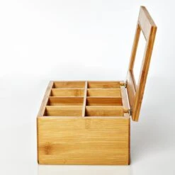Lumaland Cuisine - Theedoos Van Bamboe - Theebox Met 8 Vakken - Duurzam Decoratief Materiaal - Ca. 28 X 16 X 9 Cm 13 Lumaland Cuisine - Theedoos Van Bamboe - Theebox Met 8 Vakken - Duurzam Decoratief Materiaal - Ca. 28 X 16 X 9 Cm -Koffiedranken 1200x1200 373