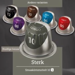 Douwe Egberts Lungo Sterk (10) - 10 X 20 Koffiecups 10 Douwe Egberts Lungo Sterk (10) - 10 X 20 Koffiecups -Koffiedranken 1200x1200 50