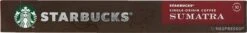 Starbucks By Nespresso Sumatra Espresso Dark Roast Capsules - 120 Koffiecups 13 Starbucks By Nespresso Sumatra Espresso Dark Roast Capsules - 120 Koffiecups -Koffiedranken 1200x159