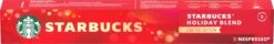 Starbucks By Nespresso Capsules Holiday Blend - 12 Doosjes à 10 Koffiecups 7 Starbucks By Nespresso Capsules Holiday Blend - 12 Doosjes à 10 Koffiecups -Koffiedranken 1200x196 1