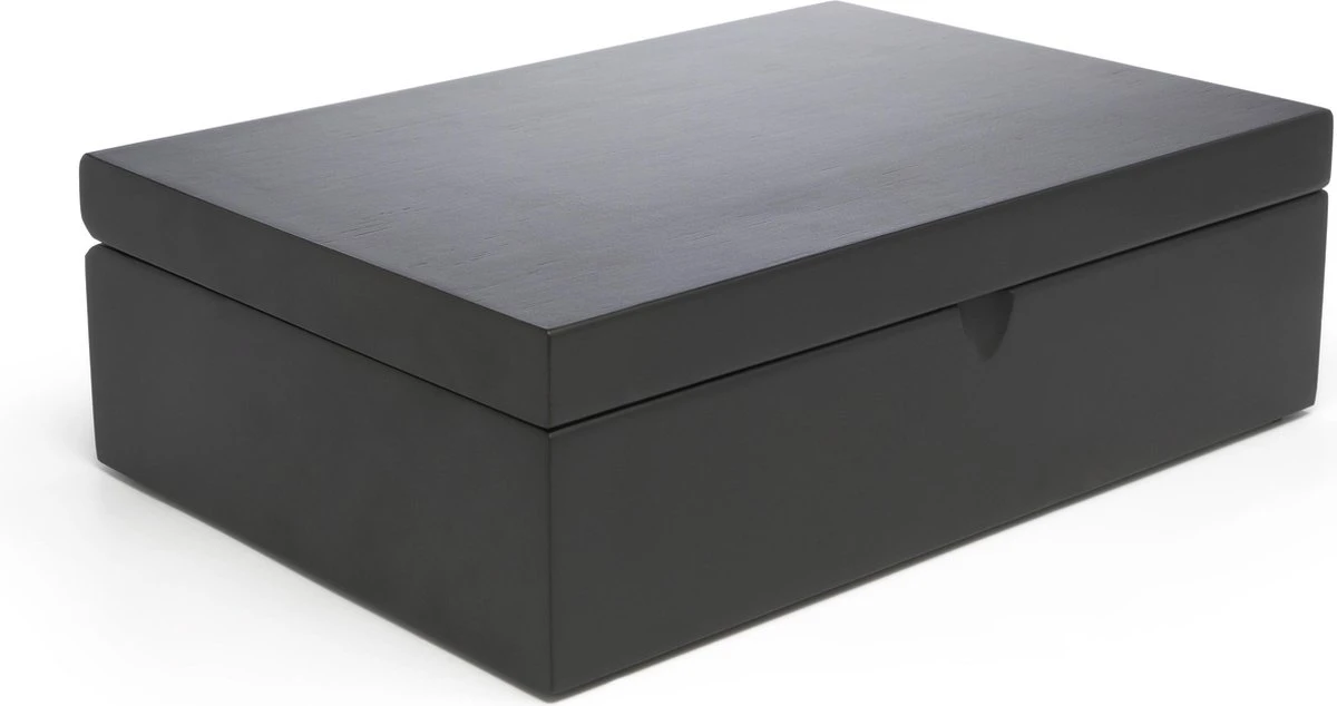 Bredemeijer - Theedoos 6 Blikjes Zwart 4 Bredemeijer - Theedoos 6 Blikjes Zwart - Afbeelding 2