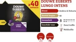 Douwe Egberts Lungo Intens (8) - 5 X 40 Koffiecups 17 Douwe Egberts Lungo Intens (8) - 5 X 40 Koffiecups -Koffiedranken 1200x672